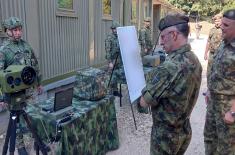 Visit to Mrče Base in Ground Safety Zone