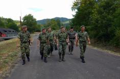 Обилазак јединице Централне логистичке базе