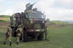 Training in NORA-B52 Self-Propelled Gun-Howitzer Battalion