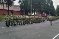 Reception of Youngest Generation of Soldiers Doing Voluntary Military Service