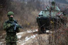 Training in Armoured-Reconnaissance Battalion