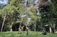 Telecom soldiers’ training