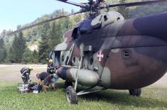 Војска Србије помаже грађанима Словеније у отклањању последица поплава