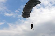 Members of 63rd Parachute Brigade display great competence