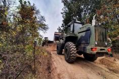 Engineer training and road works