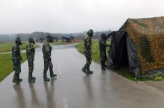 CBRN Service members undergo training