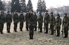 Soldiers undergo basic training