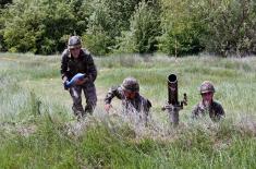 Soldiers and future NCOs in stationary camp