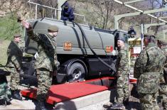 Tour of SAF units in Prokuplje Garrison