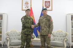Састанак начелника Генералштаба са командантом Кфора