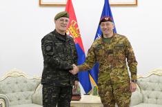 Meeting between Chief of General Staff and KFOR Commander