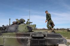 Tank crews conduct regular training