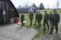 Oбилазак јединице 608. логистичке базе