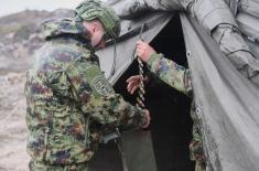 Тактичке вежбе и гађања Оклопно-извиђачког батаљона