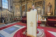 Васкршња литургија у Саборној цркви у Београду