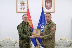 Начелник Генералштаба Војске Србије са командантом Кфора