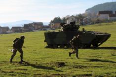 Obuka na modernizovanim borbenim vozilima pešadije