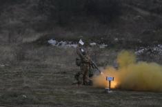Припадници Копнене војске на обуци за употребу савремених средстава