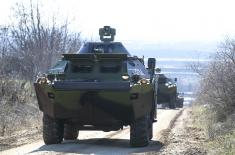 Тактичка обука у Оклопно-извиђачком батаљону