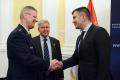 Minister of Defence with Ohio National Guard Adjutant General 