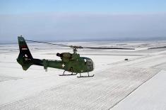 Flight training on Gazelles at 204th Air Brigade