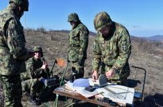 Members of Fourth Army Brigade in stationary camp