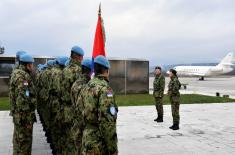 Regular rotation of force protection platoon participating in UNIFIL