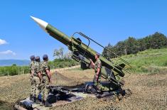 250th Missile Brigade trains using “Kub” missile systems