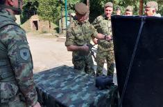 Visit to Mrče Base in Ground Safety Zone