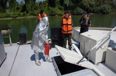 Soldier training in River Flotilla