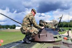 Armoured units undergo specialized training