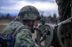 Soldier training with MLRS