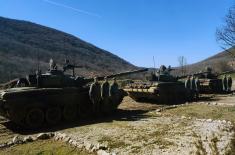 Oбука тенковских јединица Војске Србије