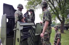 Soldiers performing military service undergo skills assessment