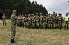 Field Training for Attenders of Basic Non-Commissioned Officers Course