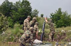 Редовна обука у пешадијским јединицама Војске Србије