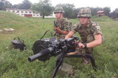 Soldiers performing military service undergo skills assessment