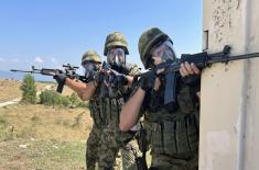 Обука јединице војне полиције за учешће у мировним операцијама