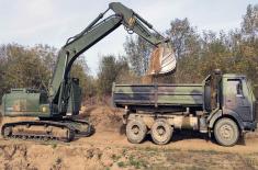 Engineer training and road works