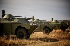 Tactical training in Armoured Reconnaissance Battalion