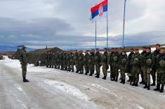 Serbian force protection platoon undergoes training