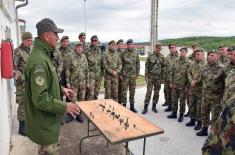 Infantry company ready for deployment to peacekeeping operation