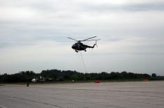 Редовна обука за гашење пожара из хеликоптера Војске Србије