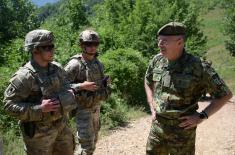 Oбилазак снага Војске Србије у Копненој зони безбедности