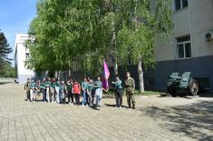 Scouts from Pančevo visit Military Academy