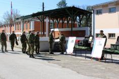 Tour of SAF units in Prokuplje Garrison