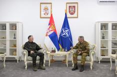 Meeting between Chief of General Staff and KFOR Commander