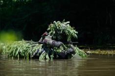 Scouts train to overcome water obstacles