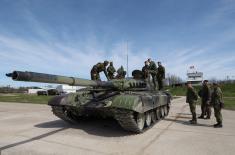 Tank crews conduct regular training