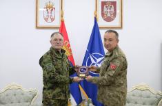Начелник Генералштаба Војске Србије са командантом Кфора